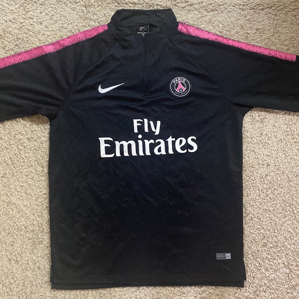 Nike Men’s Paris Saint Germain PSG L/S Soccer Drill Training Top L CN5560-010